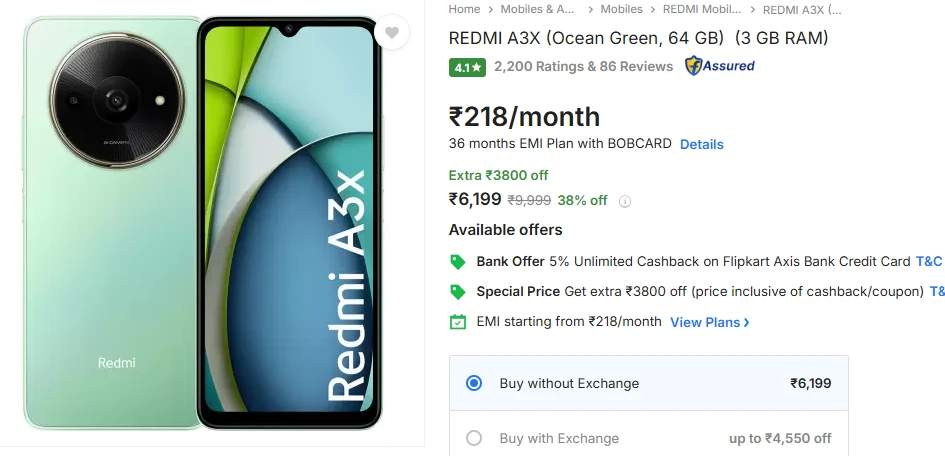 Redmi A3X