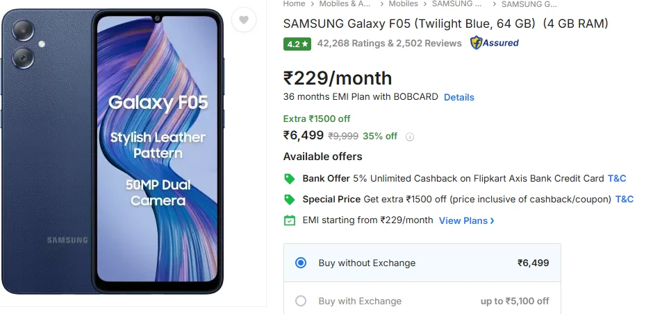 Samsung Galaxy F05